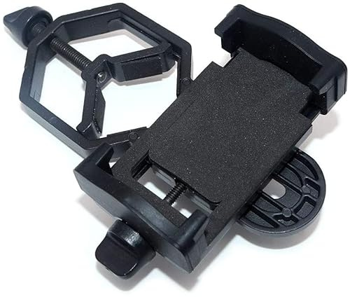 FONGKNOX Spotting Scope Smartphone Adapter, Telescope Phone Mounting - Compatible with Binocular Monocular Spotting Scope Telescope and Microscope, Adjustable