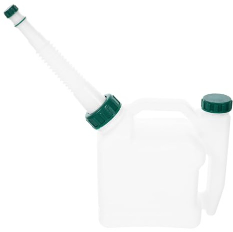 GLEAVI Mixing Bottle 1.5l with Extended Spout for 2-stroke Engines, Oil and Gasoline Premixed Container Suitable for Strimmers and Chainsaws