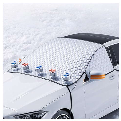 AFGJHYT Frontscheibenabdeckung Winter für BMW X3 2003–2025 2020 2021 2022 2023 2024 2026, Oxford Windschutzscheibenabdeckung Auto, Abdeckung Windschutzscheibe für gegen Schnee, EIS, Staub