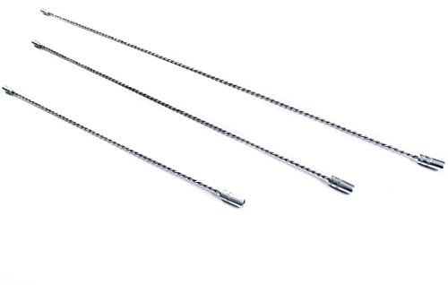 Unbekannt Schubstange Verlängerung Putzstab Flexibel Kesselstab für Kaminbesen 3 Längen (80cm)