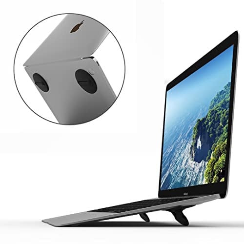 Supporto portatile per scrivania, pieghevole computer – Invisibile, leggero e universale ventilato supporto compatibile con MacBook Pro, MacBook, Air, tablet
