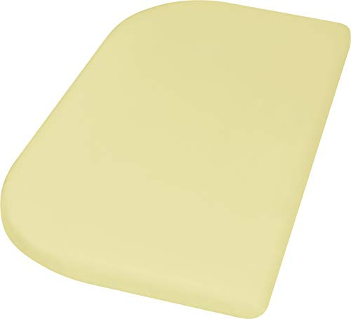 Playshoes Jersey Fitted Sheet Mattress Protector Waterproof, 89x51 cm, Yellow