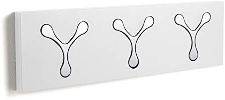 Wink Design Porte-Manteau, Métal, Blanc, Unica