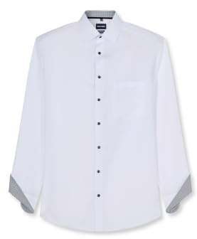 OLYMP Herren T-Shirt V-Ausschnitt Schlank 080412 | T-Shirt, Saum, Body Fit, 94% Baumwolle/6% Elasthan