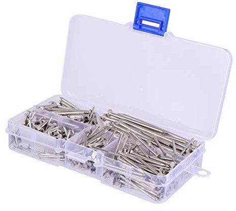 460 Pcs Clou de Charpentier Durable Acier Inoxydable Petit Clou Rond Clou Charpentier Clou pour Le Travail Du Bois Charpentier Maison