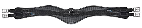 Shires ARMA Anti-Chafe Anatomical Girth with Elastic - Black 52