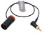 SZRMCC Low Profile XLR 3-poliger Stecker auf Verriegelung 3,5 mm TRS Audiokabel für Senn-heiser EK500 Sony UWP-D Serie Wireless Transmitter Empfänger (rote Kappe)