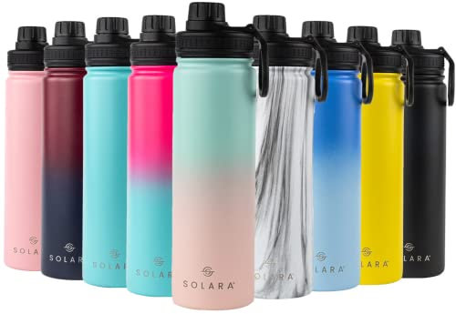 Insulated - Water Bottle (Pink Teal - 650 ml)