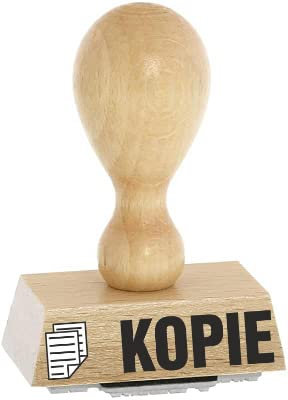 Office-Stempel/Lagertext – KOPIE - von Kaufhaus2010 Buchenholzstempel – Lagertextstempel zur Kennzeichnung von Rechnungen und anderen Dokumenten 4 cm lang