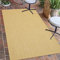 Sisalteppich Allround Talent In- & Outdoor: Küchenläufer | Terrassendeko in gelb, 80x200 cm