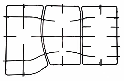 Ariston Hotpoint - Kit 3 griglie in ferro smaltato nero lucido C00097495 - C00097496 - C00097497 per cucina piano cottura 5 fuochi a gas - P0294/KIT