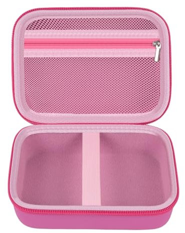 Kinderkamera Tasche, Sofortbildkameras Schutzhülle für VTech KidiZoom Print Cam/für Gofunly/für HiMont/für ASTGMI/für GREENKINDER/für CalineGam Digital Kamera, für Druckpapier -Nur Hülle-Rosa