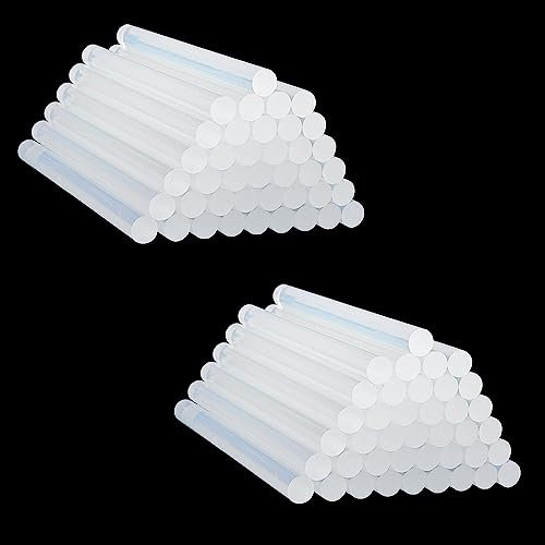 MUKCHAP 100 PCS 11mm x 150mm Hot Glue Sticks, Hot Melt Gun Sticks, Clear Glue Gun Sticks for DIY Craft Art