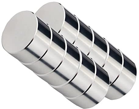 SANKRO 10 Stück neodym Magnete (10 x 5 mm) Magnete Extra Stark, Magnete Stark, Kühlschrankmagnete, Starke Magnete für Magnettafel