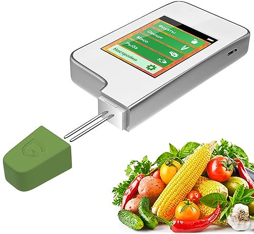 Tester Nitrati, Frutta Verdura Carne 6 In 1 Contatore Rilevatore Di Residui Di Pesticidi, Tester Acqua Misuratore Di Radiazioni Misuratore Di Radiazioni Tester Nitrati Contatore Geiger Dosimetro