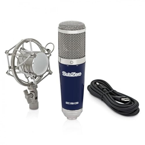 SUBZERO USB Condenser Microphone for PC and Mac