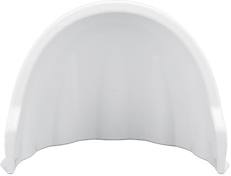 Outdoor Security Camera Cover Shield, Durable ABS Plastic Sun Rain Shade Cover for Outdoor Security Camera, High Compatibility, Unnoticeable Cable Design. (White)