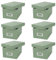 6x Goldbuch Fotobox Bella Vista bis 2800 Fotos 10x15 Foto Aufbewahrungsbox (artischoke)