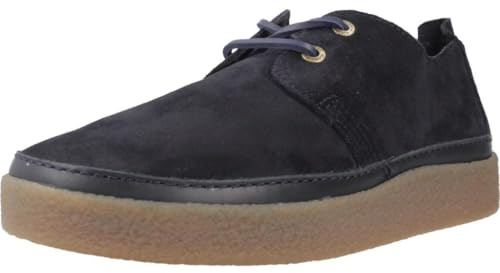 Clarks Clarkwood Low, Hombre, Azul Marino (Navy Suede), 44.5 EU