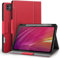 Antbox Case for iPad Pro 11 inch Case (M4) 2024 with Built-in Pencil Holder Supports Pencil Pro and Pencil (USB-C) Auto Sleep/Wake Function PU Leather Cover for iPad Pro 11'' (Red)