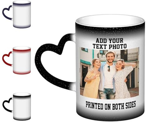 BVRSADFD Custom Mug Personalized Mug Customizable Gift Cup Customized Photo and Text or Logo Funny Picture Coffee Cup (White)