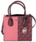 Michael Kors Mercer Medium Messenger Bag MK Signature Oxblood Multi Pink, Oxblood Multi