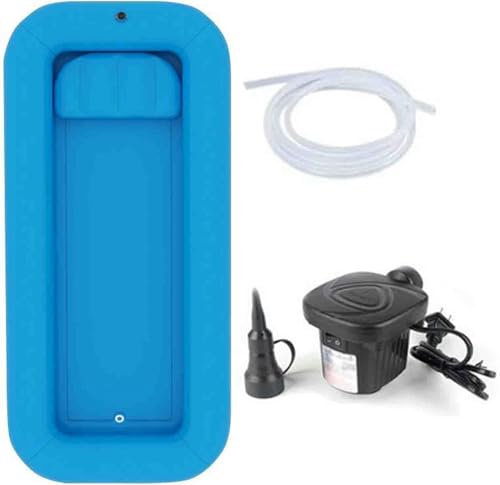 BTOIASYHF PVC Tragbare Aufblasbare Badewanne Medizinische Header Dusche