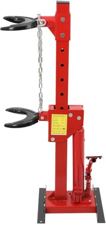SUDEG Compresseur de Ressort Amortisseur Hydraulique Capacité 3T, Kit Compresseur Ressort Amortisseur pour Voiture Force de Compression avec 7 Trous pour Hauteur Ajustable Pédale