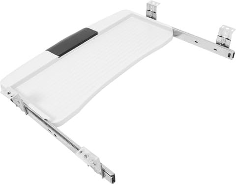 Gadpiparty Keyboard Tray Slide for Under Desk Mount Practical Keyboard Holder for Desk Multi-Purpose Storage Tray for Office Use