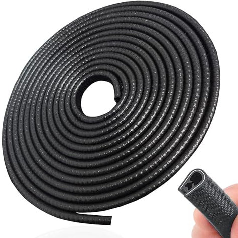Auto Türdichtung für Toyota Aygo 2009-2012, Autotür Gummi Kantenschutz Auto Fensterdichtung Kofferraumdichtung Schwarz Auto Gummidichtung Kantenschutz,5M