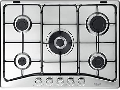 De'Longhi DFI 57 ASV Kochfeld Edelstahl Eingebaut 68 cm Gas 5 Kocher