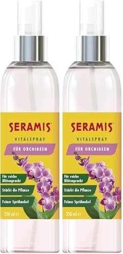 Seramis Vitalspray für Orchideen, 250 ml – Pflanzenpflege für Orchideen, vitalisierendes Orchideen Spray zur optimalen Blattpflege (Packung mit 2)