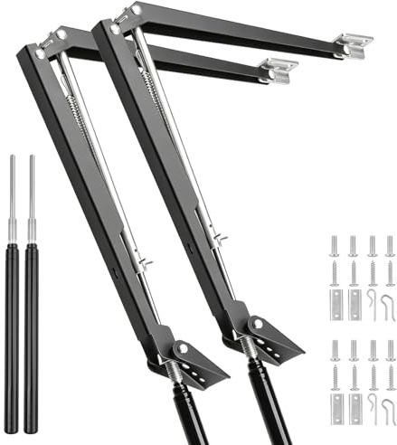 Qdreclod Automatischer Fensteröffner für Gewächshaus, 15 kg Hubkraft, Temperaturgesteuerter Fensterheber, 45 cm Hubhöhe, ohne Strom, Robust & Wetterfest, Automatische Fensterheber Gewächshaus (2pcs)