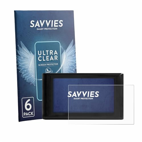 Savvies 6 Stück Schutzfolie für Luocute S966 Displayschutz-Folie Ultra-Transparent