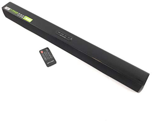 MUSE M-1520 SBT Soundbar – 50W TV Lautsprecher mit Bluetooth, AUX & Fernbedienung | Kompakte Mini-Soundbar für Heimkino, PC & Gaming