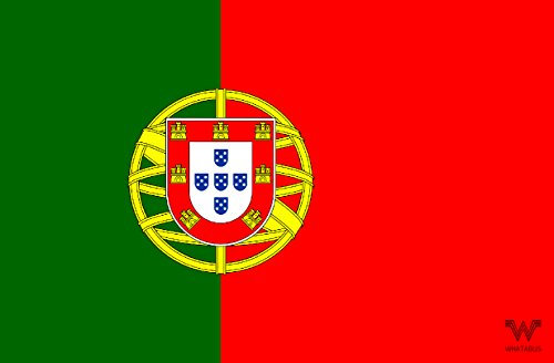 Portugal Flagge Aufkleber - Länderflagge als Sticker 8,5 x 5,5 cm