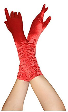 Fashion's island Damen Handschuhe Gr. Einheitsgröße, rot