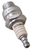 Champion Zündkerze passend für Briggs & Stratton RJ19LM, 697451, QJ19LM, Nickel, 14mm x 1.25mm, für Rasenmäher, Generator, Kleinmotor, 1 Stück