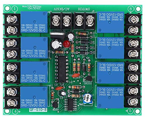 Power Time Sequence Board 8 Kanäle 0.2-4S Einstellbare Sequential Controller Module Stage, KTV und andere Gelegenheiten