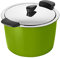 KUHN RIKON HOTPAN Kochtopf mit Deckel mit Thermoschüssel zum Essen warmhalten, Grün, 5 Liter, 22 cm, dampfgaren, warmhalten, induktionsgeeignet, Edelstahl