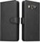 Handyhülle für Samsung Galaxy J5 2016, Leder Handytasche Klapphülle Flip Case Brieftasche mit Kartenfach/Magnetverschluss Lederhülle mit RFID Schutz für Samsung Galaxy J5 2016, Schwarz