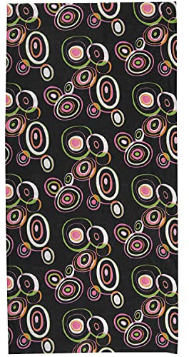 M-Wave Unisex Hals-/ Kopftuch Multifunktionstuch, Circles, 25 x 48 cm