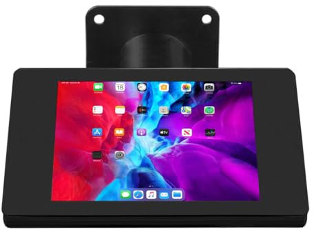 Bravour tablet holder - tablet stand - wall mount tablet - Samsung holder - tablet wall mount - holder for tablet - Fino for Samsung Galaxy Tab A8 10.5 inch 2022 - black - theft proof