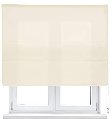 VIEWTEX Faltrollo lichtdurchlässig Beige 165 X 175 cm 5 Jahre Garantie