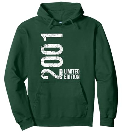 25. Geburtstag Mann Frau 25 Jahre 2001 Geschenkidee Pullover Hoodie