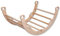 Kidodido Kletterbogen | Montessori Kletterbogen | Bogen mit Kissen | Bogenwippe für Kinder | Unisex Kleinkind Kletter Bogen | Holz Baby Spielbogen