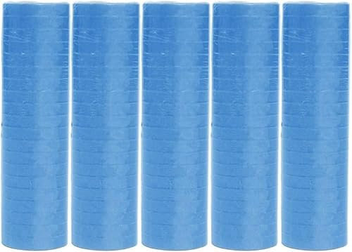 Luftschlangen Papier bunt Party Deko Geburtstag Hochzeit Set holografisch, Stück:5 Stück, Luftschlangen:Blau