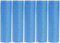 Luftschlangen Papier bunt Party Deko Geburtstag Hochzeit Set holografisch, Stück:5 Stück, Luftschlangen:Blau