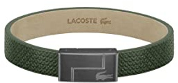 Lacoste Lederarmband für Herren Kollektion MONOGRAM LEATHER Grün - 2040186