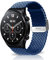 MiRowy 22mm Cinturino per Xiaomi Watch S1 Pro/Xiaomi Watch S1 Active, Regolabile Intrecciato Cinturino per Xiaomi MI Watch/Xiaomi Watch S1, Blu